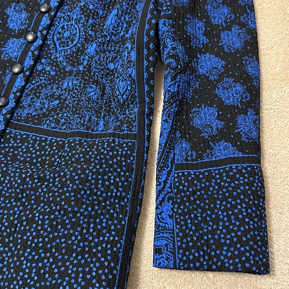 Beautiful Carlisle 100% silk quilted jacket and matching lined skirt size 8 - Picture 5 of 16